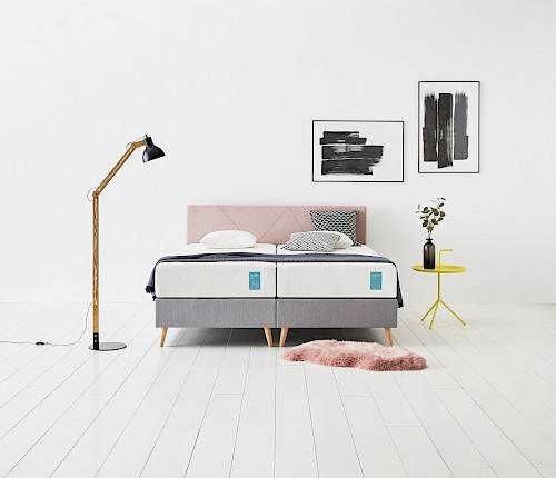 Modern bedroom look with a Tempur bed combination