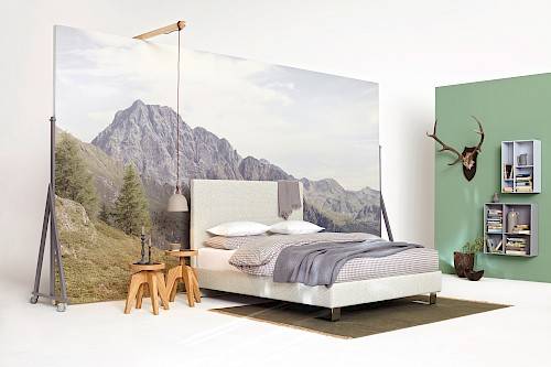 Swissflex bed made up photo 2